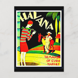 Postcard-Vintage Travel-Havana 2 Postcard