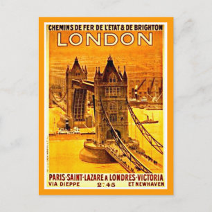 Postcard-Vintage Travel-London 2 Postcard