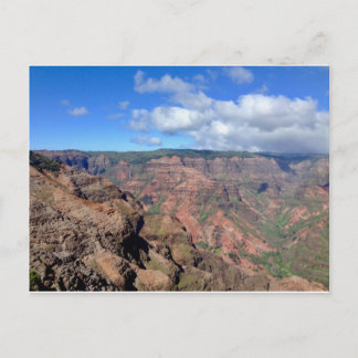 Postcard  Waimea valley of Kauai island