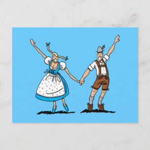 Postcard Welcome BEER FESTIVAL Couple