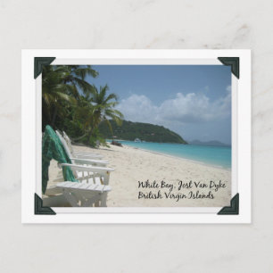 Postcard White Bay, Jost Van Dyke, BVI