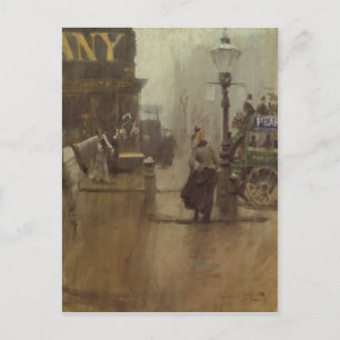 Postcard With Anders Zorn Painting