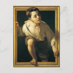 Postcard with Classic Painting