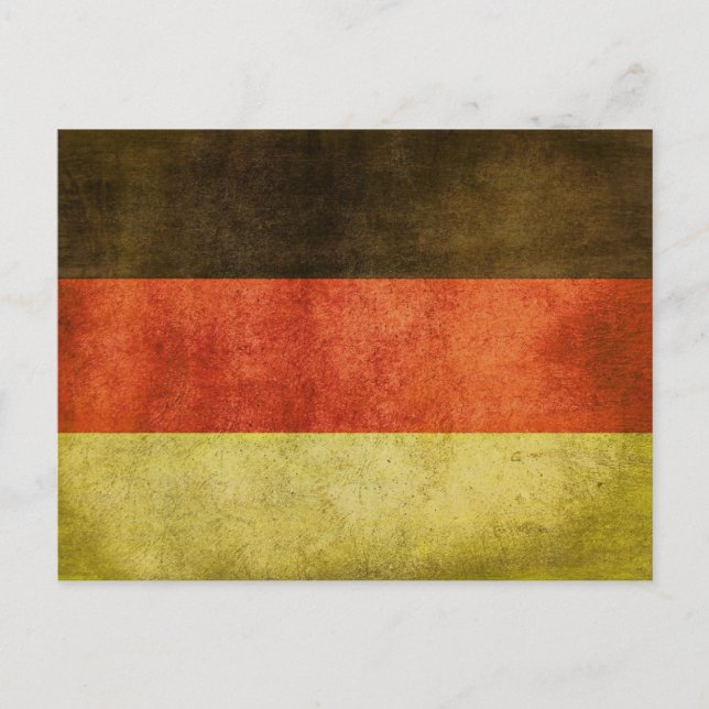 Postcard with Dirty Flag from Germany (Front)