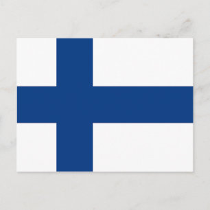Postcard with Flag of Finland