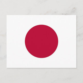 Postcard with Flag of Japan
