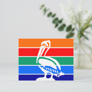 Postcard with Flag of St. Petersburg