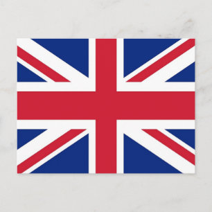 Postcard with Flag of the United Kingdom