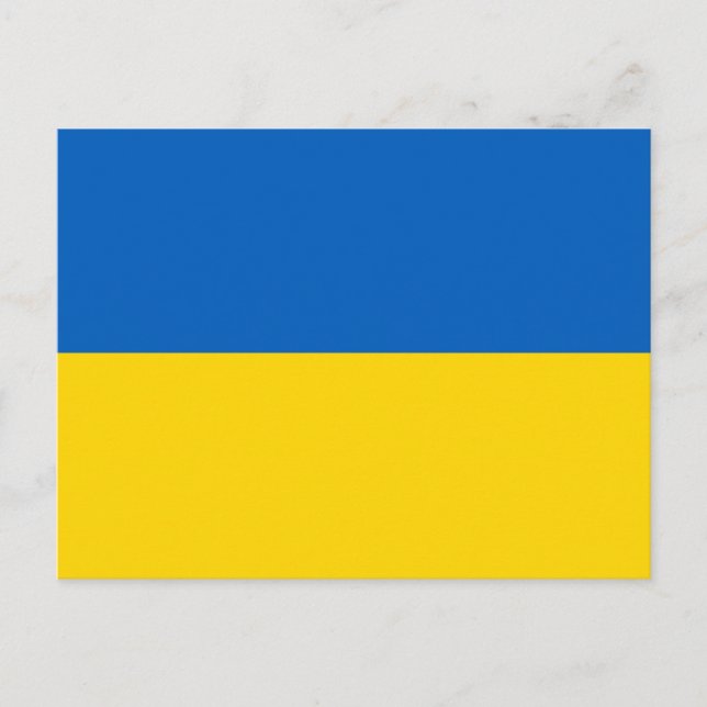 Postcard with Flag of Ukraine (Front)