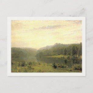 Postcard With Forrest Scene