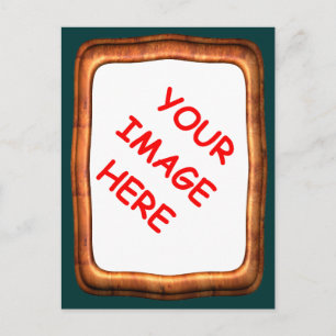 postcard with frame for your photo