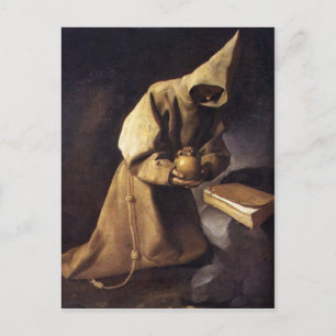 Postcard With Francisco de Zurbaran Painting