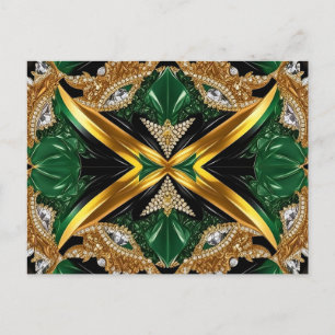 Postcard with Jamaica Colours Design