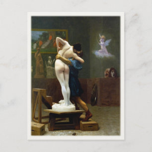 Postcard with Jean-Leon Gerome Painting