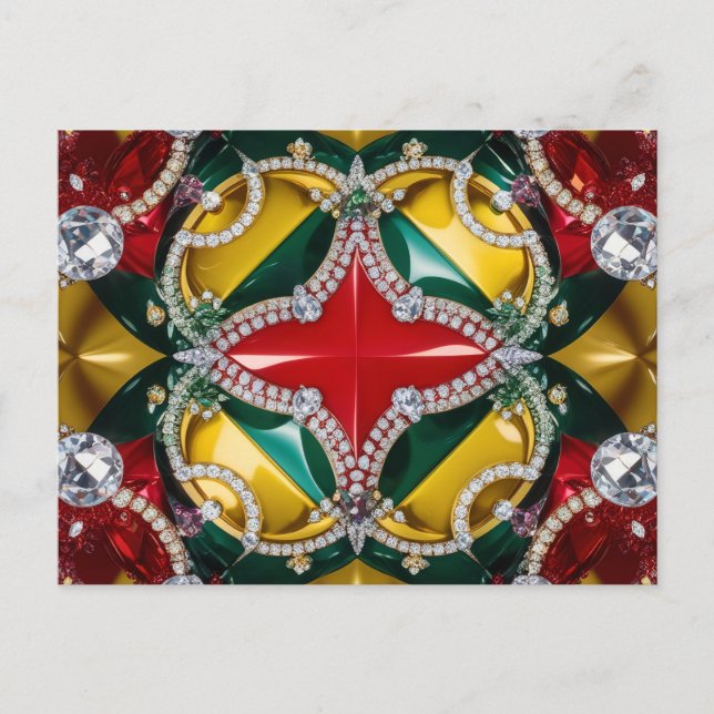 Postcard with Los Angeles Colours Design (Front)