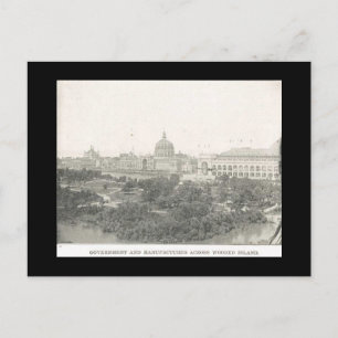 Postcard-World's Fair-Government and Manufactures Postcard