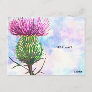POSTCARD "YES ALWAYS