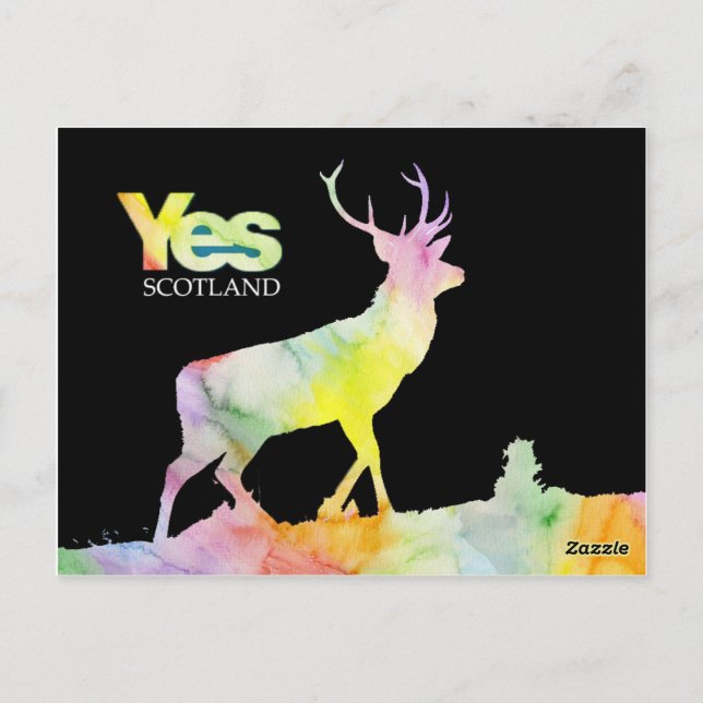 POSTCARD "YES SCOTLAND (Back)