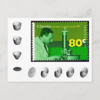 Postcard: Zernike commerative stamp