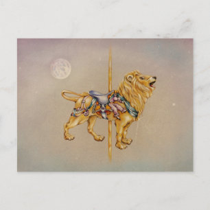 Postcards - Carousel Lion