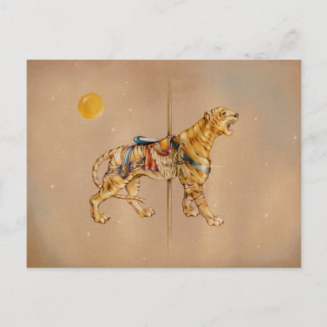 Postcards - Carousel Tiger (Front)