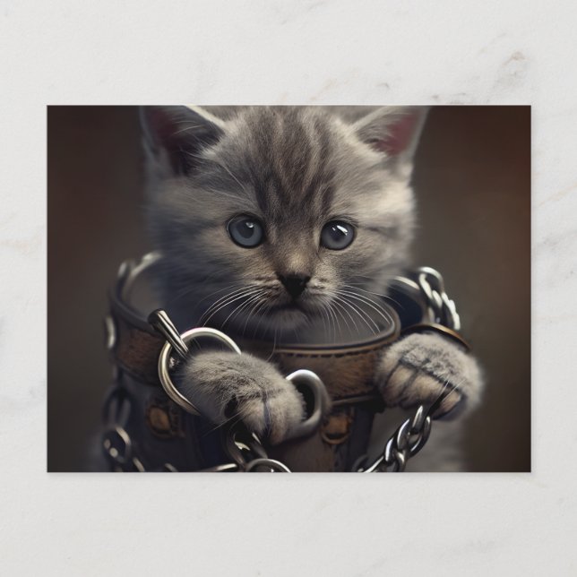 Postcards Cat prisoner (Front)