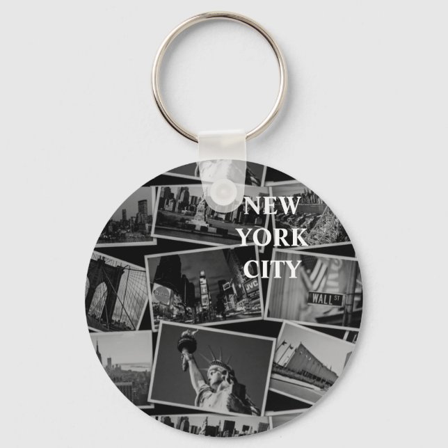 Postcards from NY keychain (Front)