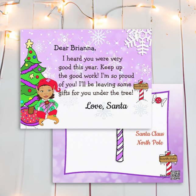 Postcards from Santa: Holiday Ethnic Elf (Creator Uploaded)
