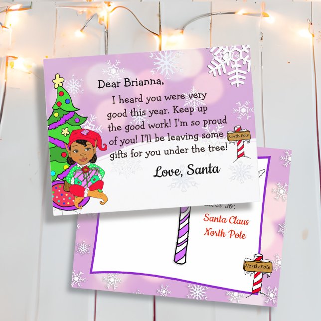Postcards from Santa: Holiday Ethnic Elf (Creator Uploaded)
