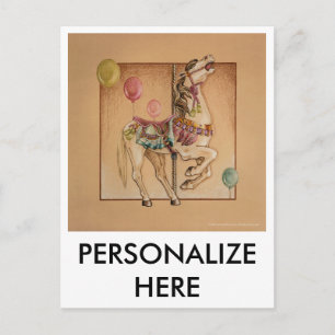 Postcards - Happy Horse Carousel