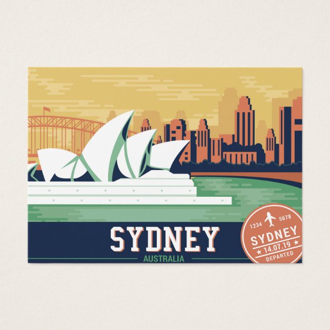 Postcards of the Sydney (Front)