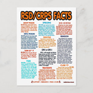 POSTCARDS...RSD/CRPS - Facts Postcard