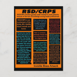 POSTCARDS...RSD/CRPS - Info Postcard