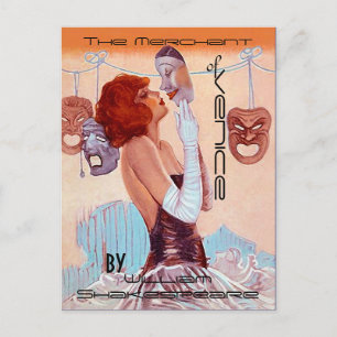 Postcards Vintage Theatre-Poster-Look Shakespeare