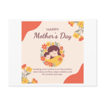 PostcardSweet Greenery Mother's Day Photo Card for