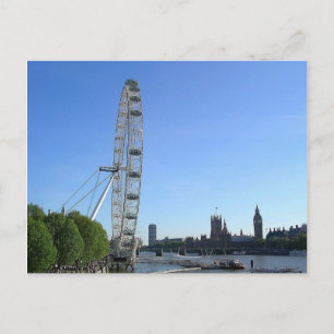 Postcardwith London Eye Ferris Wheel Postcard