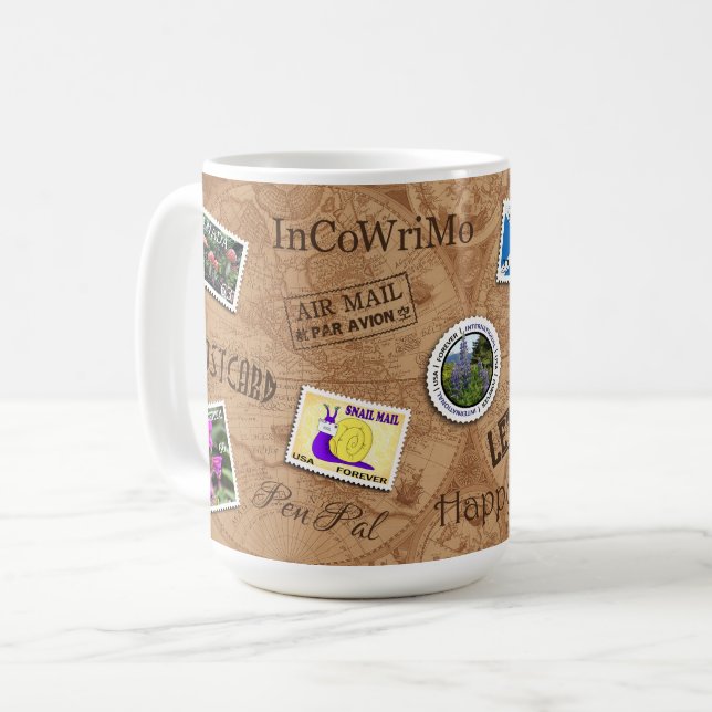 Postcrossing - 15 oz. Mug (Front Left)