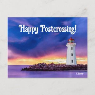 Postcrossing Lighthouse - Postcard