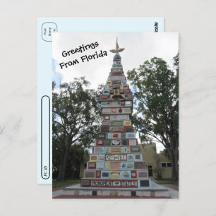 Postcrossing - Monument of the States - Florida Postcard