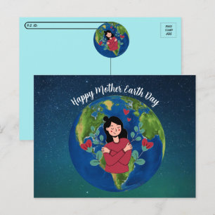 Postcrossing Mother Earth Day April 22 Postcard