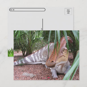 Postcrossing Parasaurolophus - Dinosaur - Postcard