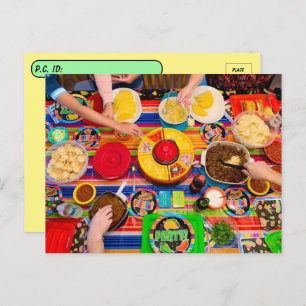 Postcrossing Taco Fiesta Postcard