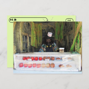 Postcrossing - Werewolf / Wolfman Salesman Postcard