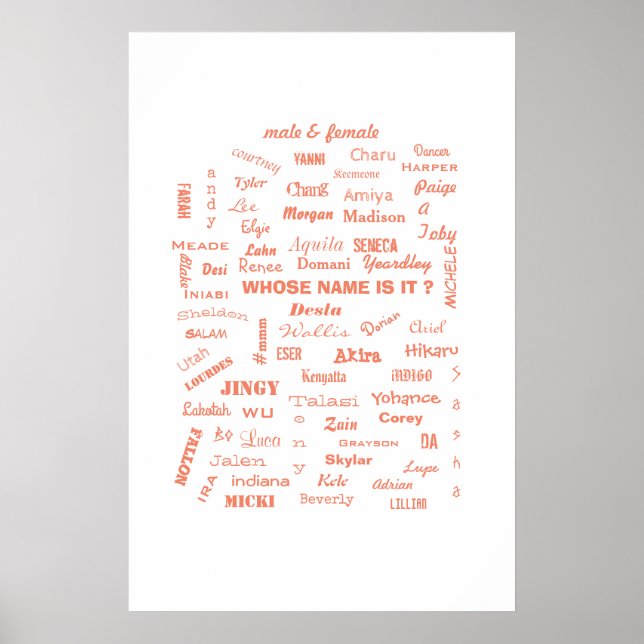 Poster20x30 / WHOSE NAME IS IT? / MMETROPOLIM Poster (Front)