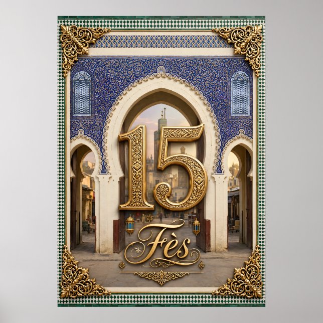 Poster 15 Fez Morocco (Front)