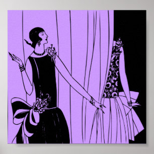 Poster, 1920 Art Deco Fashion Poster