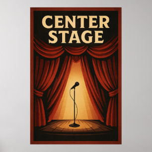 Poster 20, Center Stage, Vintage