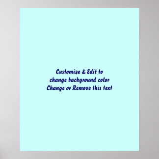 Poster 20" X 24" Blank add your image and text