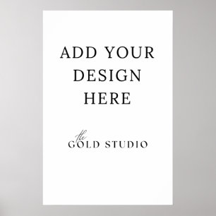 Poster 20 x 30 inch Blank Template