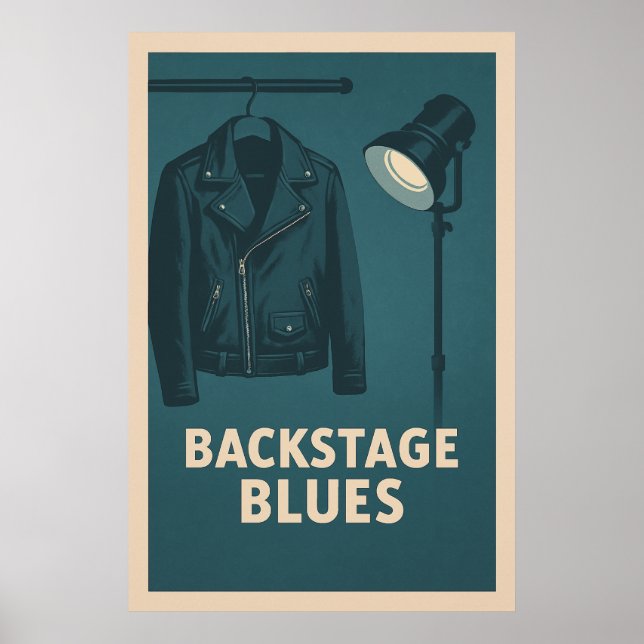 Poster 28, Backstage Blues, Vintage (Front)